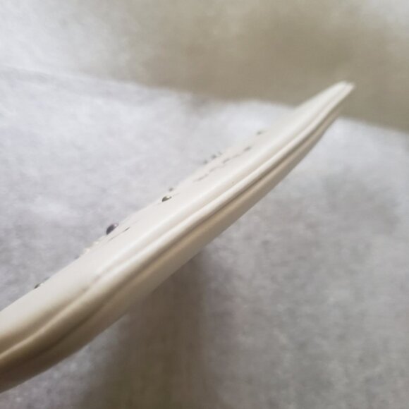 Coach White Leather Wristlet with Cut Out Tea Rose - Picture 6 of 12